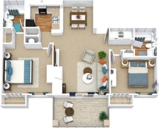 Floor Plan  Avenues of Inverness Apartment Homes Birmingham Alabama