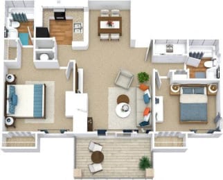 Floor Plan  Avenues of Inverness Apartment Homes Birmingham Alabama