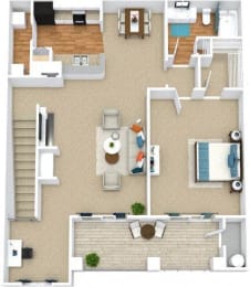 Floor Plan  Avenues of Inverness Apartment Homes Birmingham Alabama