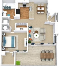 Floor Plan  Avenues of Inverness Apartment Homes Birmingham Alabama