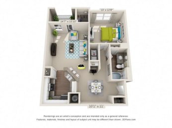 Floor Plan  The Oxmoor Apartments Homes in Birmingham Alabama