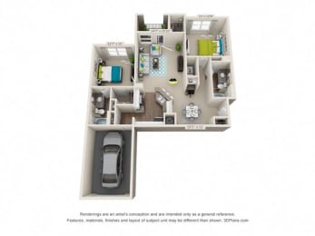 Floor Plan  The Oxmoor Apartments Homes in Birmingham Alabama