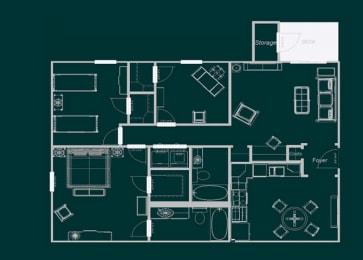 Floor Plan  Stoney Brook Apartments Homes in Fultondale Alabama