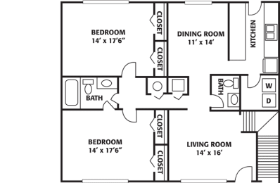 Floor Plan  Ascent Jones Valley Apartment homes Huntsville Alabama