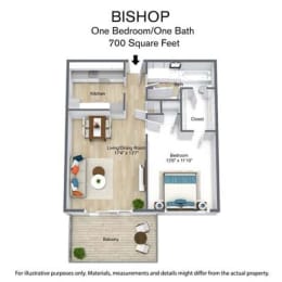 Floor Plan  Kingswood Apartments Townhome Home in Mobile Alabama