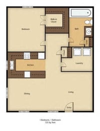 Floor Plan  Bexley Ridge Apartment Homes Mobile Alabama
