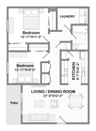 Floor Plan  Arbor Place Apartments Homes in Opelika Alabama