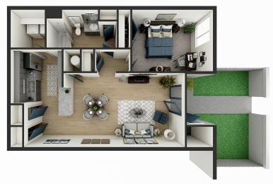 Floor Plan  Avondale Gardens Apartment Homes in Birmingham Alabama