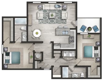 Floor Plan  The Reserve of Foley Apartments Homes in Foley Alabama