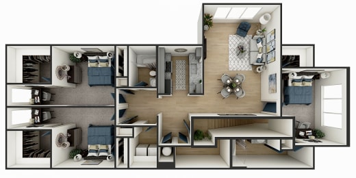 Floor Plan  Avondale Gardens Apartment Homes in Birmingham Alabama