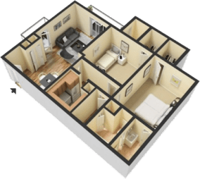 Floor Plan  Arbor Point Hillcrest Little Rock Arkansas Apartments