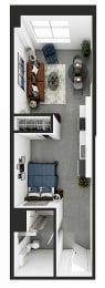 Floor Plan  Market Lofts on Third Apartments Homes Birmingham Alabama