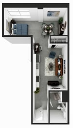 Floor Plan  Market Lofts on Third Apartments Homes Birmingham Alabama