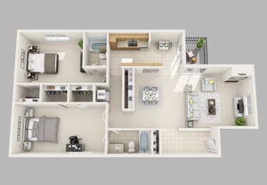 Floor Plan  Saddlebrook at Tates Creek Apartments in Lexington Kentucky