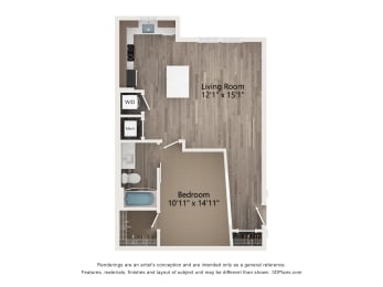 Floor Plan  Tapestry Forest Creek Apartments Homes in Collierville Tennessee