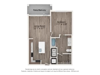 Floor Plan  Tapestry Forest Creek Apartments Homes in Collierville Tennessee