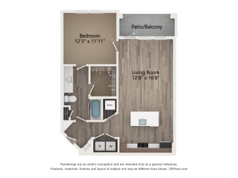 Floor Plan  Tapestry Forest Creek Apartments Homes in Collierville Tennessee