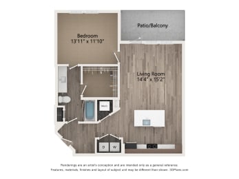Floor Plan  Tapestry Forest Creek Apartments Homes in Collierville Tennessee