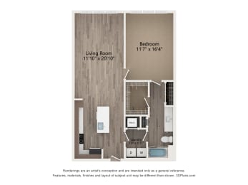 Floor Plan  Tapestry Forest Creek Apartments Homes in Collierville Tennessee