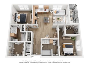 Floor Plan  Tapestry Headwaters Apartments in  Kissimmee, FL