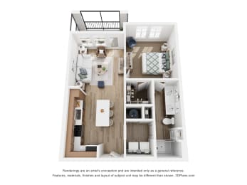 Floor Plan  Tapestry Nona Apartments Homes in Orlando, Florida