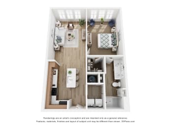 Floor Plan  Tapestry Nona Apartments Homes in Orlando, Florida