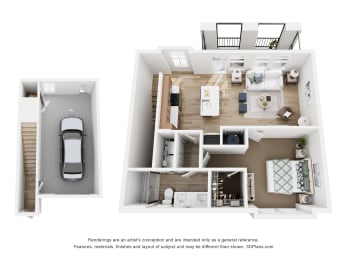 Floor Plan  Tapestry Nona Apartments Homes in Orlando, Florida
