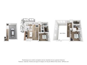Floor Plan  Tapestry Nona Apartments Homes in Orlando, Florida