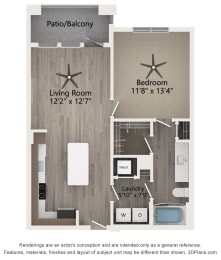 Floor Plan  Tapestry Overbrook Apartments in Mcdonough Georgia