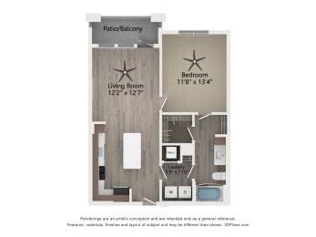 Floor Plan  Tapestry Overbrook Apartments in Mcdonough Georgia