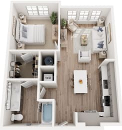 Floor Plan  Floor Plan at Tapestry University Park Apartments Homes Sarasota, Florida