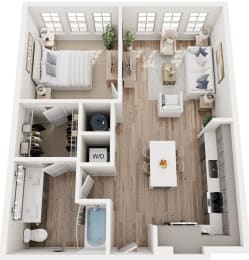 Floor Plan  Floor Plan at Tapestry University Park Apartments Homes Sarasota, Florida