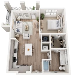 Floor Plan  Floor Plan at Tapestry University Park Apartments Homes Sarasota, Florida