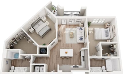 Floor Plan  Floor Plan at Tapestry University Park Apartments Homes Sarasota, Florida