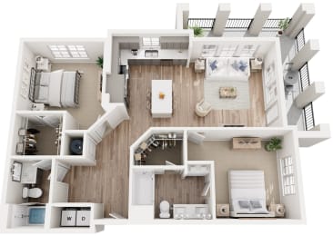 Floor Plan  Floor Plan at Tapestry University Park Apartments Homes Sarasota, Florida