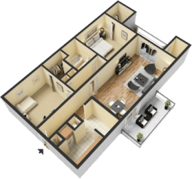 Floor Plan  Arbor Point Hillcrest Little Rock Arkansas Apartments