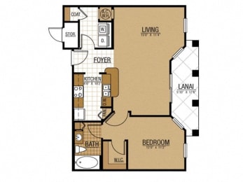 Floor Plan  Legacy at Crystal Lake Port Orange Florida Apartments Homes