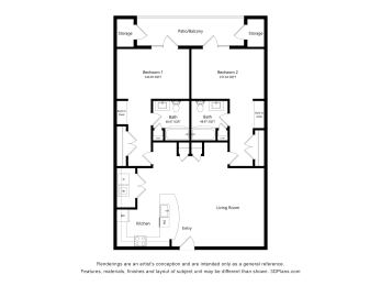 Floor Plan  The Hub at Palmetto Pointe Spartanburg SC Apartments