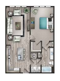 Floor Plan  Bon Haven Apartment Homes Spartanburg SC
