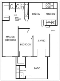 2 bedroom apartment at Stonebridge, Phoenix