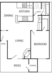 1 bedroom 1 bathroom apartment at Stonebridge, Phoenix, 85032