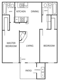 2 bedroom apartment at Stonebridge, Phoenix, AZ