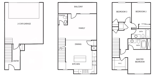 3 Bedroom 2.5 Bath