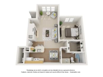  Floor Plan Furnished - Retreat