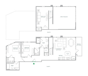 B11-M Floor Plan at The Ace, Richmond