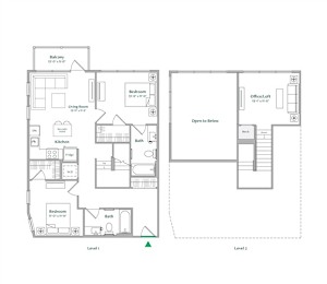 B4Loft Floor Plan at The Ace, Richmond, 23230