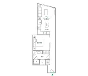 J4 Floor Plan at The Ace, Richmond Virginia