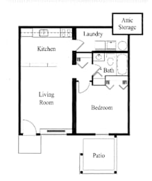 1 Bedroom 1 Bathroom