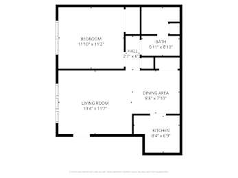 A black and white image of a floor plan for a house.