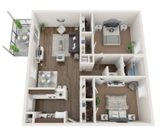 2 Bed
